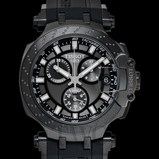 Tissot T115.417.37.061.03 мужские часы Tissot T-Race Chronograph  close up