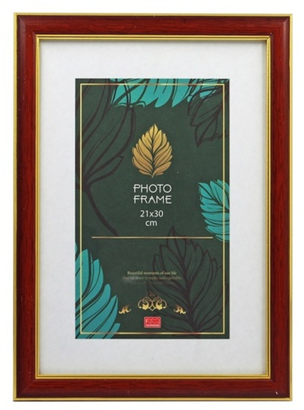 Фоторамка пластик 21х30 см Адриатика каштан