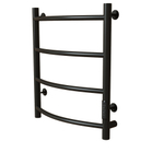 Полотенцесушитель MIXLINE CAPELLA  60х50 (таймер, 201 Вт, 4 перекладины) электрический ЧЕРНЫЙ