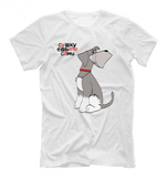 Футболка "Шнауцер - ешьте сами"