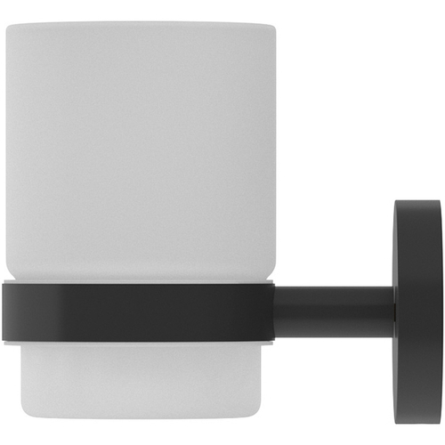 Стакан для зубных щеток Cezares Relax RELAX-TUMS-NOP Черный матовый