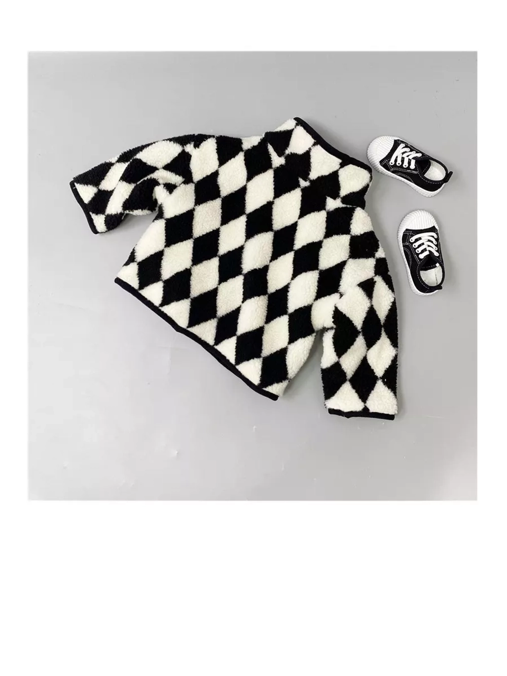 Пальто тедди демисезонное