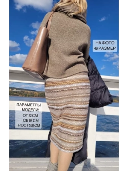 Юбка миди теплая