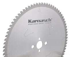 Диск пильный по алюминию, отрицательный угол, тонкий пропил Karnasch 120×1,8/1,2×20 мм, Z=48 TFF-N, арт. 11.1130.120.010