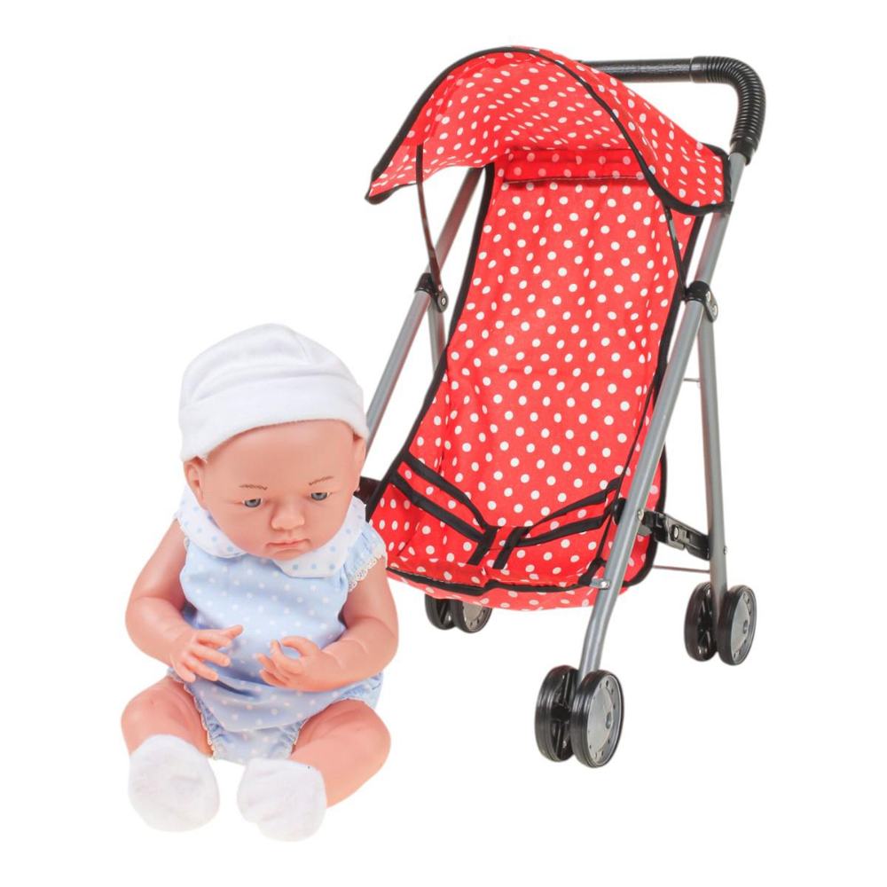 Коляска для кукол сидячая, пакет 894-2