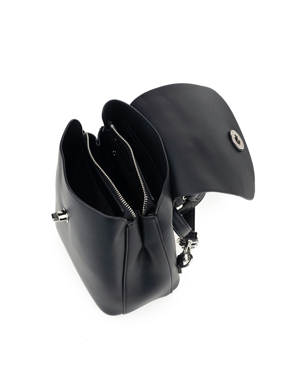 27653/10 Сумка - рюкзак жен., иск. кожа