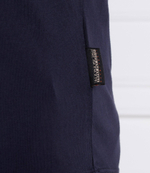 Поло E-SANTIAGO SS BRIGHTWHITE 002 Napapijri - темно-синий(NP0A4H13)