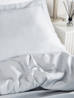 SERENITY Комплект постельного белья, сатин светло-серый