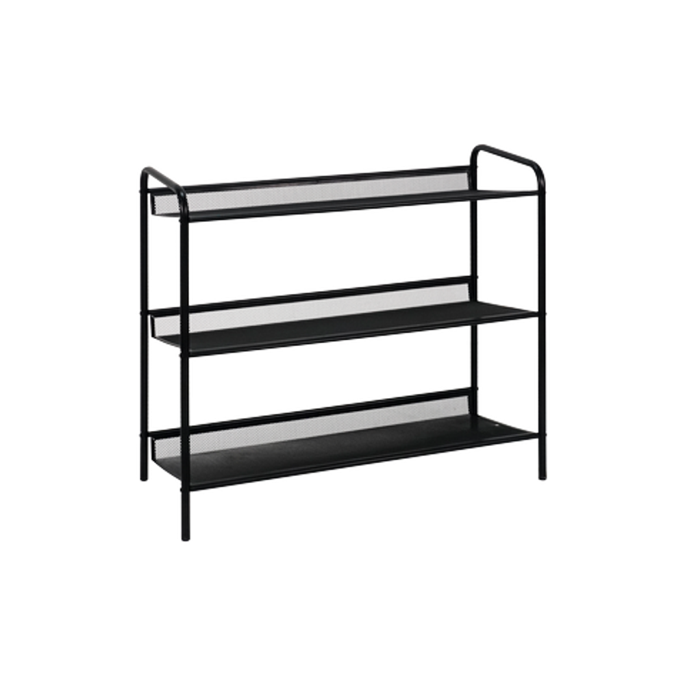 ПОДСТАВКА ДЛЯ ОБУВИ ЗМИ ЖЕНЕВА 23 3-ПОЛКИ ЧЕРНЫЙ Ж23Ч