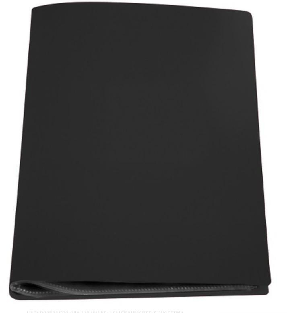 Папка А4 10 файлов Стандарт черная (DOLCE COSTO)