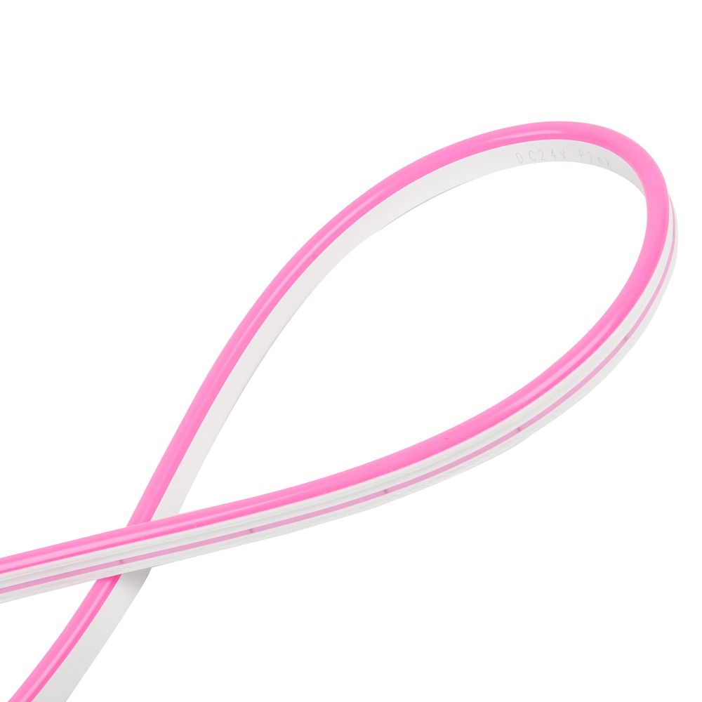 ULS-N11-2835-120LED-m-8mm-IP67-DC24V-10W-m-15M-PINK Светодиодная гибкая герметичная лента. NEON. Катушка 15м. в герметичной упаковке. Розовый свет. ТМ Uniel