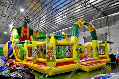 Надувной батут "Прерия" 14*7*7 м