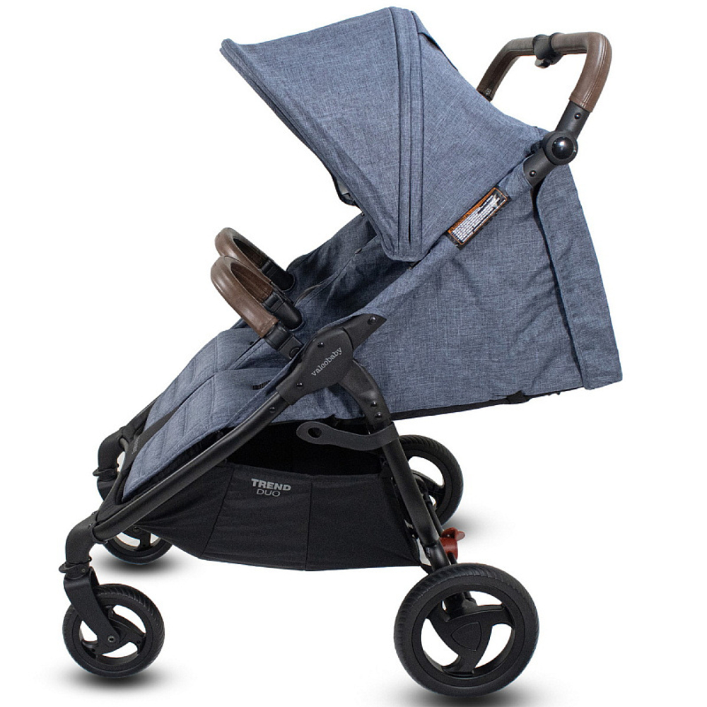 Детская прогулочная коляска для двойни Valco baby Snap Duo Trend Denim