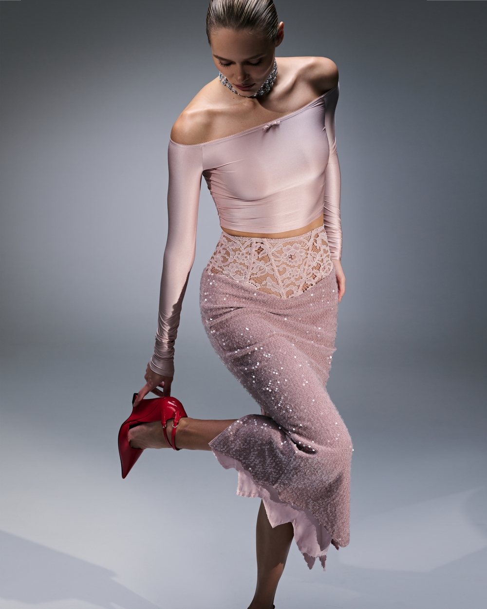 Юбка корсетная Flamingo