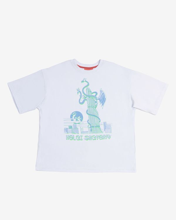 Футболка HELGI INGVARR Змей Белая - фото 1