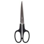 Ножницы BRAUBERG "Standard" 160 мм, черные, классической формы, 2-х сторонняя заточка, 237095