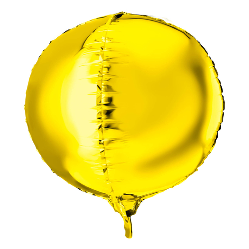 Ag 3D (33''/84 см) Сфера, Золото, 1 шт. в уп.