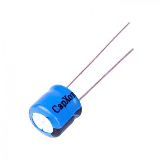 Конденсатор электролитический мини 220мкФ 10в 85°С SM / 6,3х7 / Capxon