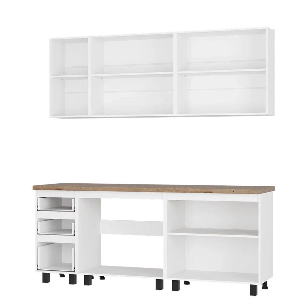 Кухня 2000 Честер (столешка цельная 2 м.)