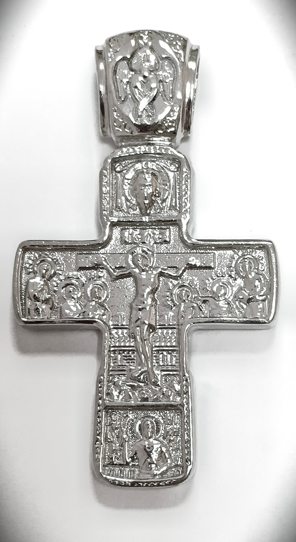 Ювелирный крест из серебра