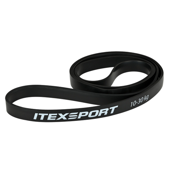 ITEX SPORT силовая лента, эспандер ленточный черный (сопротивление 10-30 кг), оптом