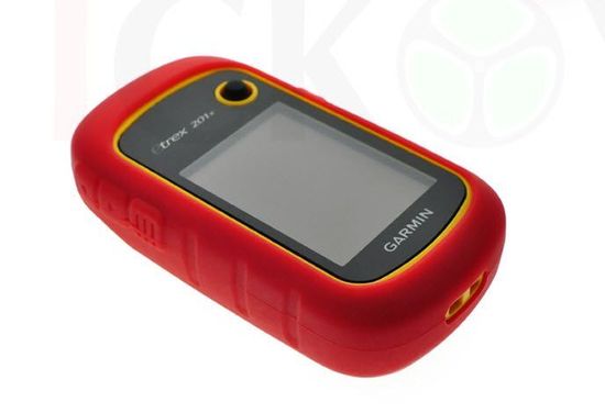 Защитный чехол бампер силиконовый для Garmin eTrex 10 20 30 10x 20x 30x 22x 32x (красный)
