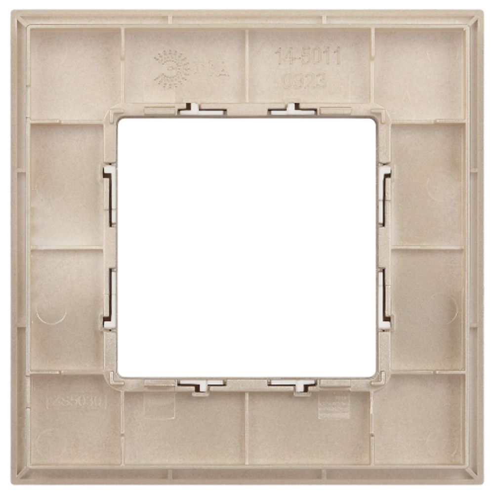 Рамка для розеток и выключателей ЭРА Elegance 14-5011-04 Classic, на 1 пост, шампань