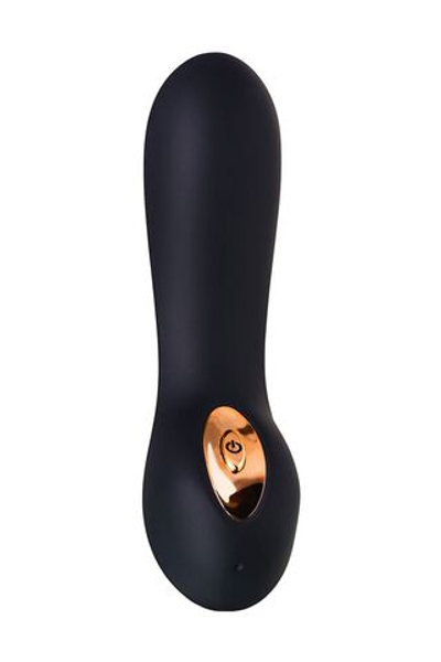 Стимулятор точки G WANAME D-SPLASH Cascade, силикон, черный, 15 см