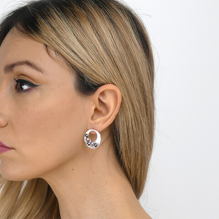 Серьги Boccadamo XOR646RS BL/RG