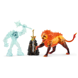 Schleich - Эльдрадор Супероружие Бой Ледяного Монстра против Огненного Льва 42455 / артикул   42455  / GTIN 4055744021015