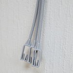 Подвес для кашпо, серый жемчуг