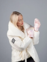 Варежки женские зимние непромокаемые болоньевые