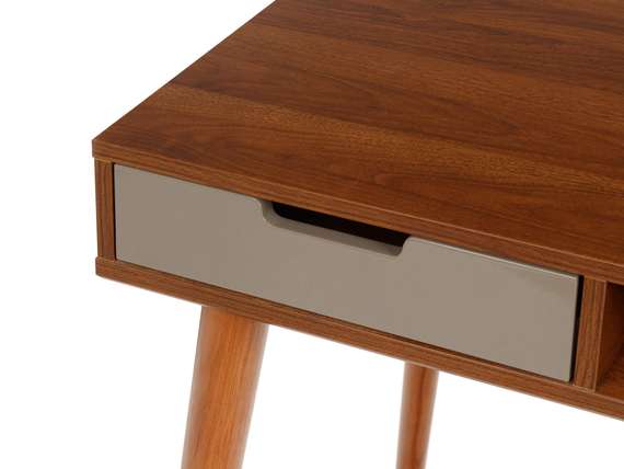 Письменный стол Dion 120х55 см, шпон ореха