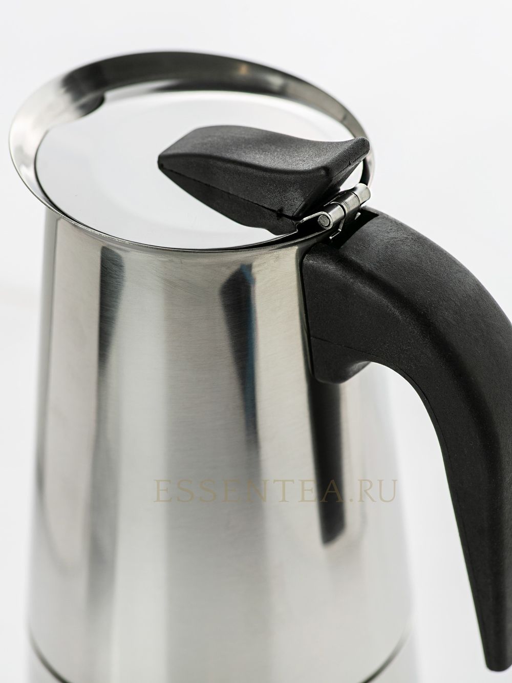 гейзерная кофеварка из нержавейки