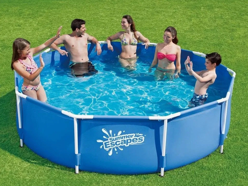 яяБас  Бассейн каркасный 305х76см Polygroup 4485л