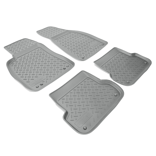 Ковры в салон Norplast/Unidec для Audi A4 в кузове B6:8E/B7:8E (2001-2007), Серый, арт.NPL-Po-05-30-G