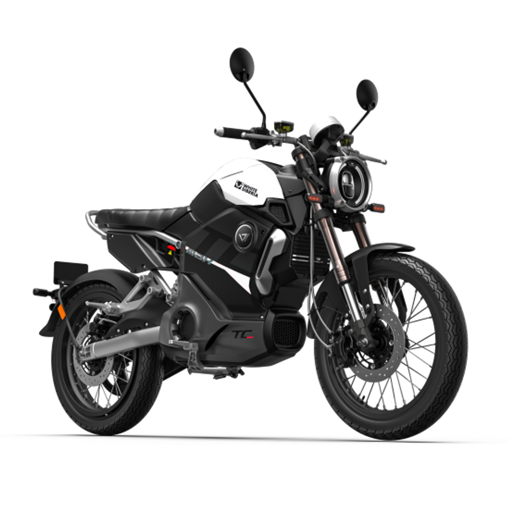 Электромотоцикл WHITE SIBERIA SUPER SOCO TC MAX 2024 Белый