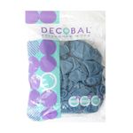 Лазурный голубой, Пастель / Dusty blue, латексный шар 50шт.