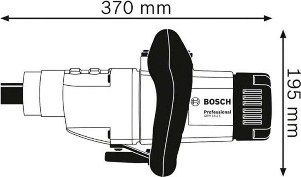 Миксер строительный сетевой BOSCH GRW 18-2 E двухскоростной 06011A8000