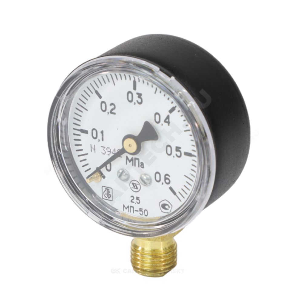 Манометр МП-50 радиальный Дк50мм 0-0,6 МПа кл.2,5 G1/4" ЗАВОД ТЕПЛОТЕХНИЧЕСКИХ ПРИБОРОВ