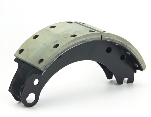 Колодка барабанного тормоза а/м КАМАЗ-ЕВРО 53205, 43114, 6540 (металл 3/4) (1шт.)