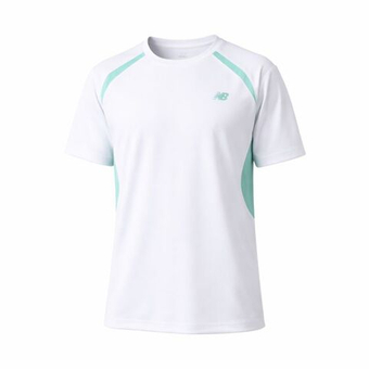 Мужская теннисная футболка New Balance Tournament Novelty - white