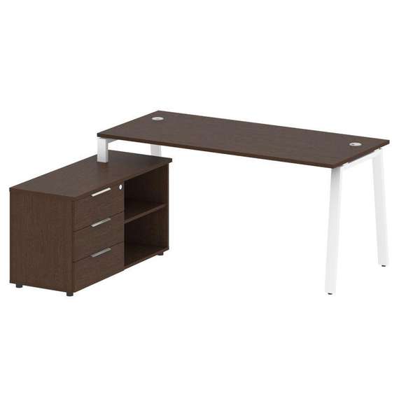 Метал Систем Рабочая станция с тумбой на А-образном м/к БА.РС-СТС-2.4 (L)