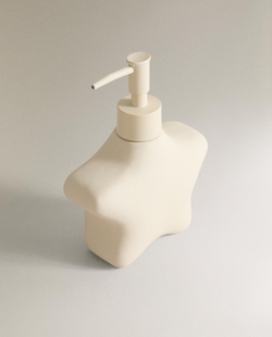 Zara Home дозатор для жидкого мыла, керамика, кремовый