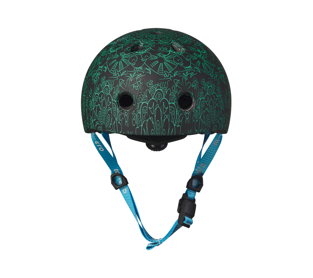 Шлем Micro зелено-синий (M) BOX