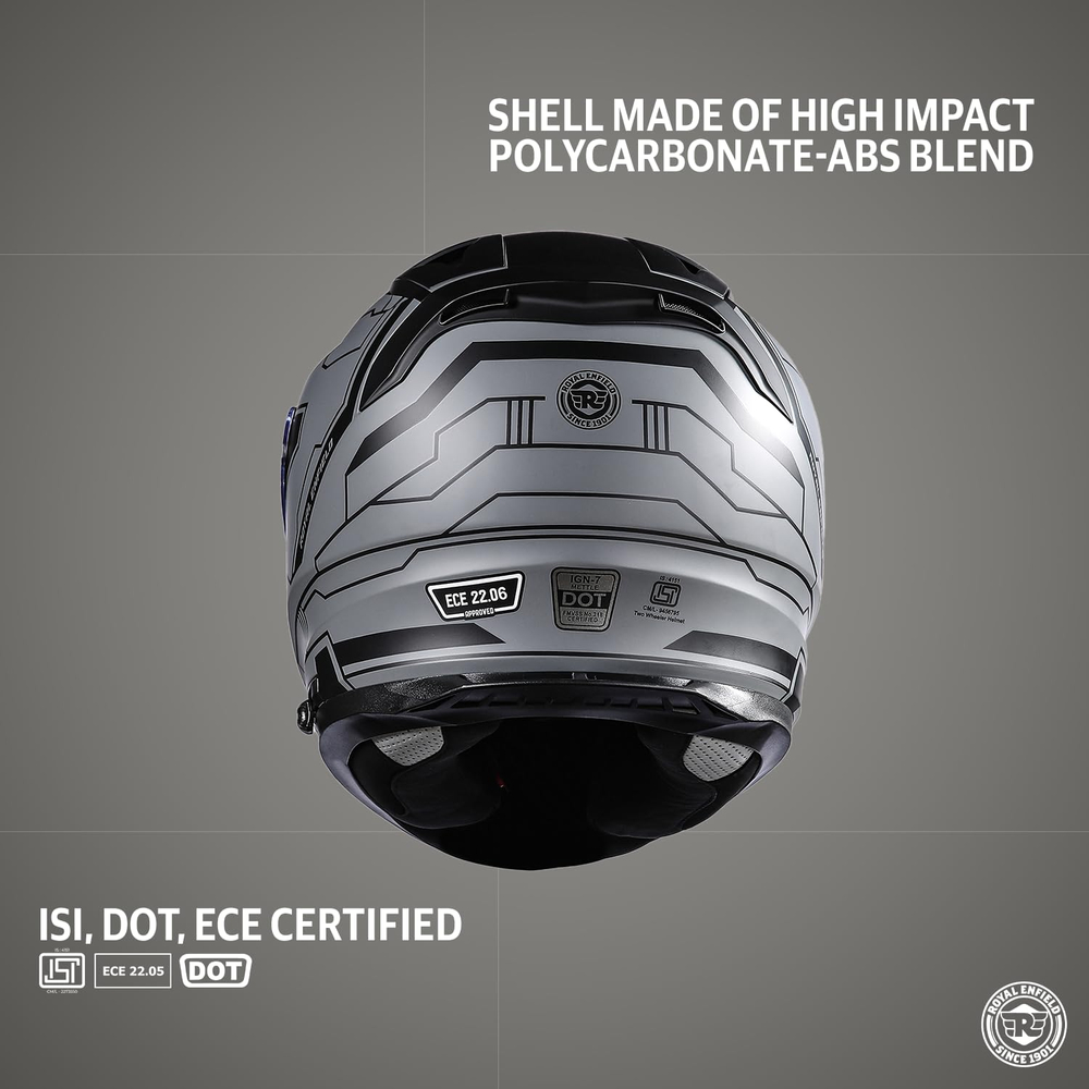 Шлем полнолицевой Royal Enfield Mettle Full Face Tech