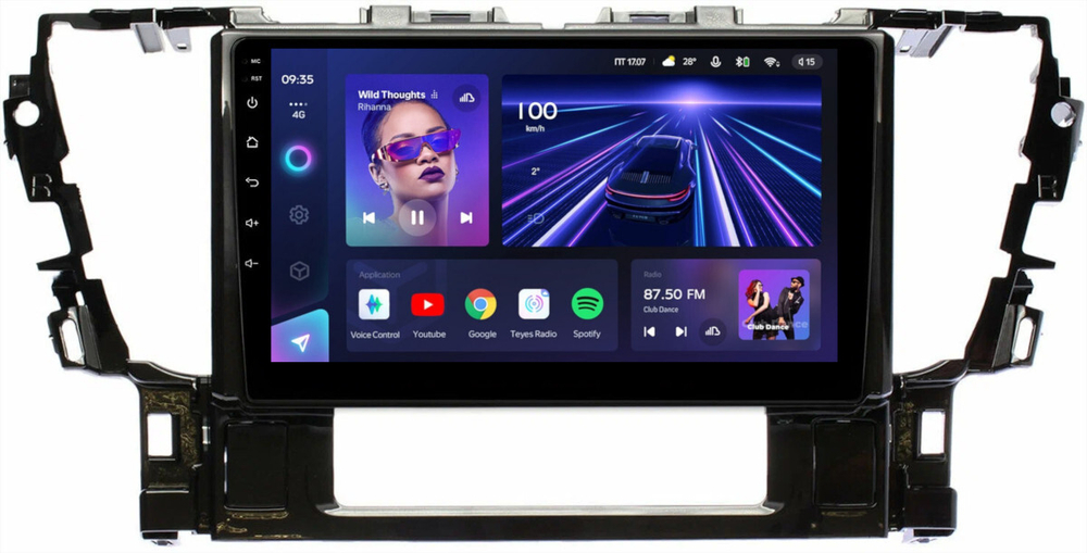 Магнитола для Toyota Alphard 3 Vellfire 2 H30 2015-2023 (любой руль) - Teyes CC3L монитор 10" IPS на Android 10, 8-ядер, CarPlay, 4G SIM-слот