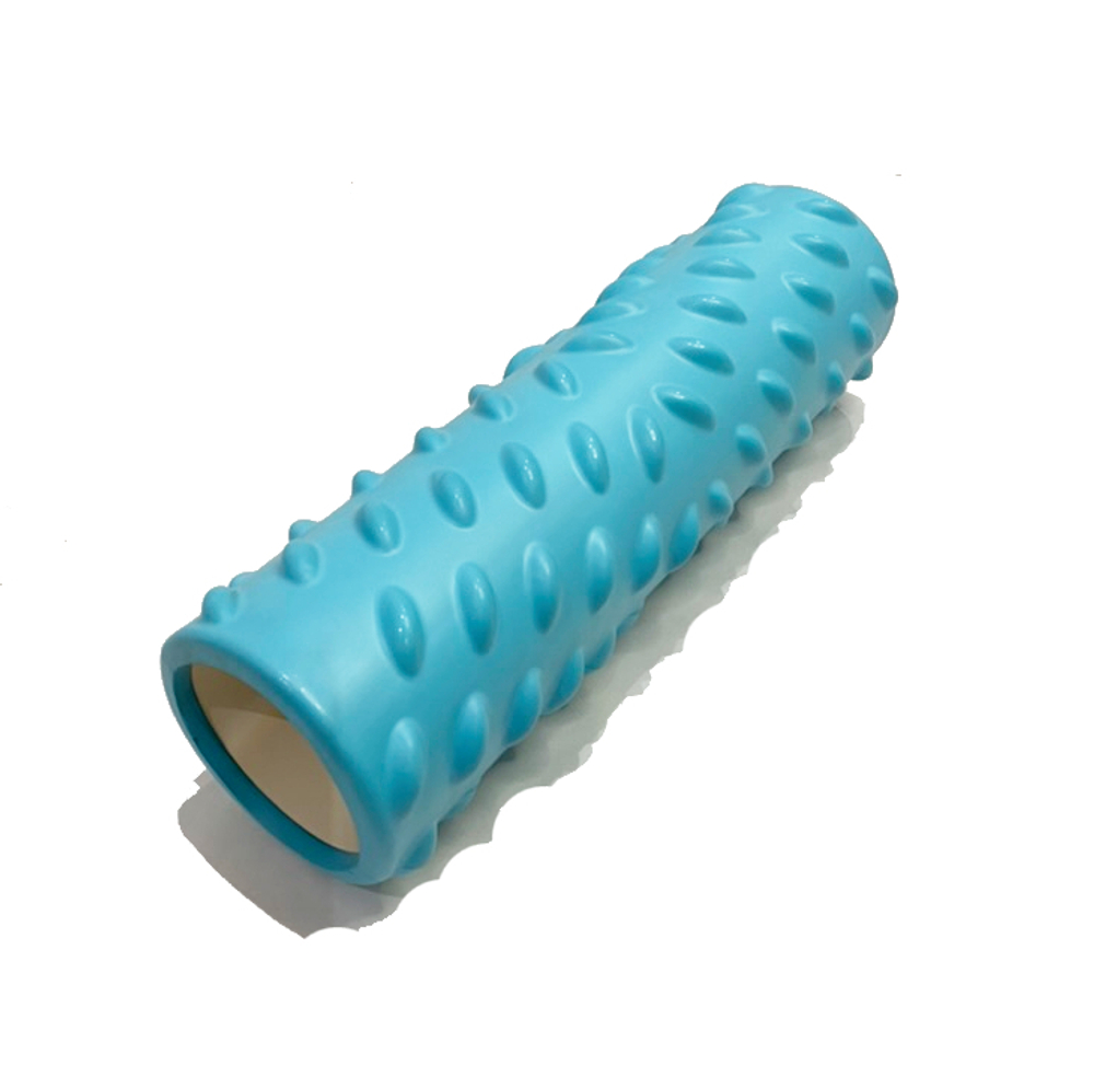 Ролик массажный для йоги Coneli Yoga Cobblestone 45x14 см бирюзовый