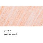 Карандаш цветной заточенный, 6 шт, 202 телесный, Vista-Artista INTENSE VICP