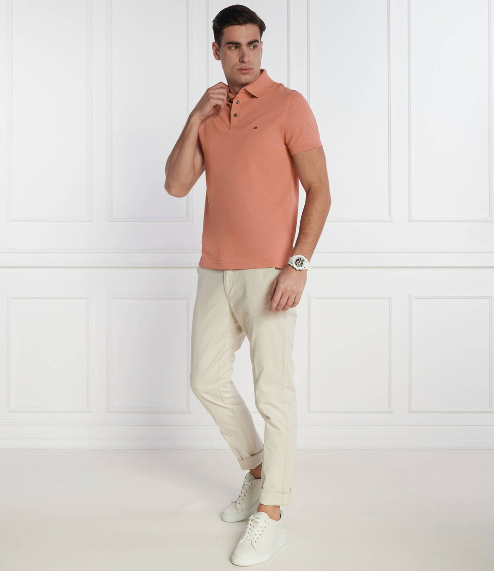 Поло Tommy Hilfiger - коралловый(MW0MW17771)